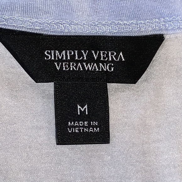 Simply Vera Vera Wang Tie-dye Tank, Size Medium, Blue - Picture 4 of 8